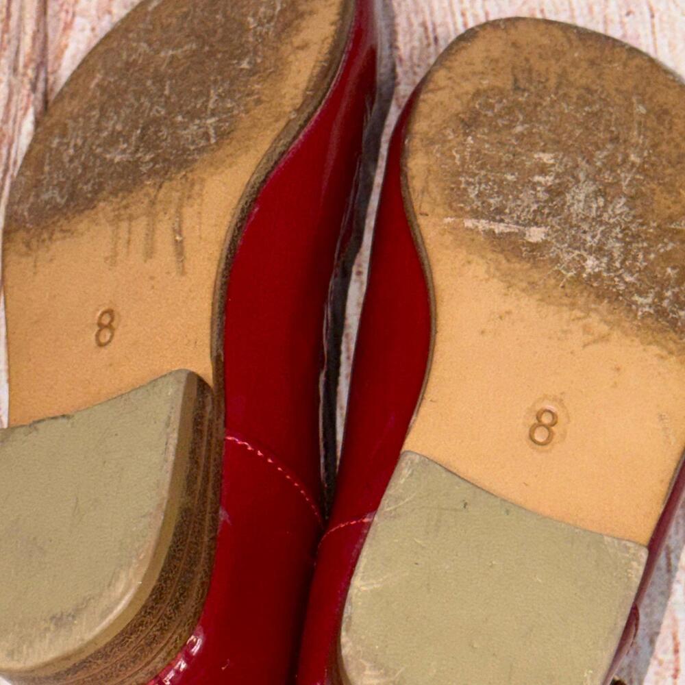 Strasburg Children Red Patent Leather Mary Jane Shoes Size 8 - Picture 7 of 7